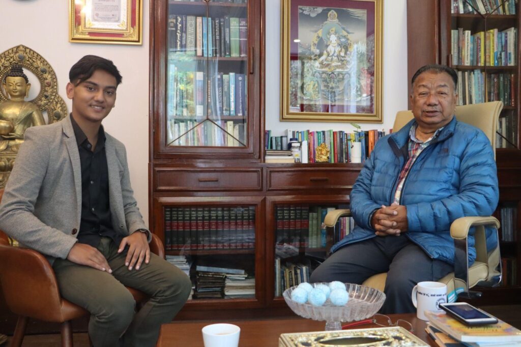 Interviewed Mr. Karna Sakya about his entrepreneurial journey